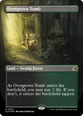 【ENG】【Foil】■ボーダーレス■《草むした墓/Overgrown Tomb》[CLU]