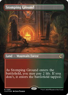 【ENG】【Foil】■ボーダーレス■《踏み鳴らされる地/Stomping Ground》[CLU]