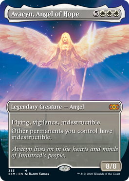 【ENG】【Foil】■ボーダーレス■《希望の天使アヴァシン/Avacyn, Angel of Hope》[2XM]