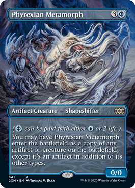 【ENG】【Foil】■ボーダーレス■《ファイレクシアの変形者/Phyrexian Metamorph》[2XM]