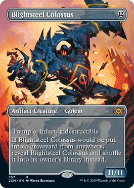 【ENG】【Foil】■ボーダーレス■《荒廃鋼の巨像/Blightsteel Colossus》[2XM]