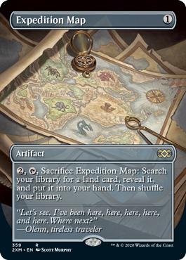 【ENG】【Foil】■ボーダーレス■《探検の地図/Expedition Map》[2XM]