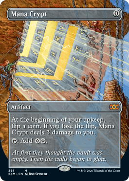 【ENG】【Foil】■ボーダーレス■《魔力の墓所/Mana Crypt》[2XM]