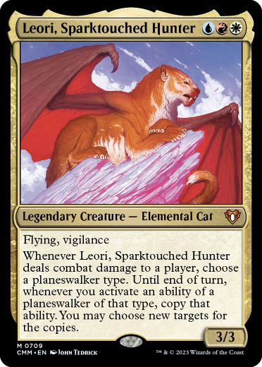 【ENG】【Foil】《灯触れの狩人、レオリ/Leori, Sparktouched Hunter》[CMM]
