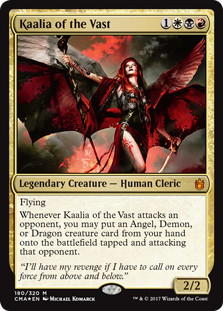 【ENG】【Foil】《巨大なるカーリア/Kaalia of the Vast》[CMA17]