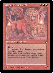 【ENG】《真紅のマンティコア/Crimson Manticore》[LEG]