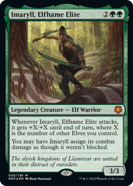 【ENG】【Foil】《エルフェイムの精鋭、イマリール/Imaryll, Elfhame Elite》[GN3]