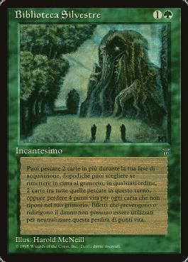 【ITA】《森の知恵/Sylvan Library》[LEG]