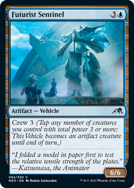 【ENG】【Foil】《未来派の歩哨/Futurist Sentinel》[NEO]