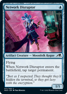【ENG】【Foil】《ネットワークの攪乱者/Network Disruptor》[NEO]