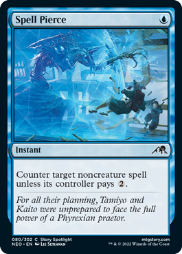 【ENG】【Foil】《呪文貫き/Spell Pierce》[NEO]