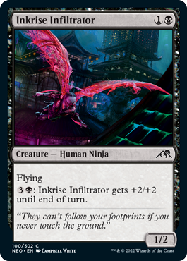【ENG】【Foil】《墨昇の潜入者/Inkrise Infiltrator》[NEO]