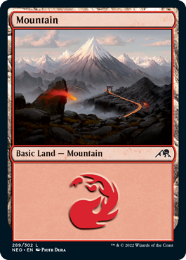 【ENG】【Foil】《山/Mountain》(289)[NEO]