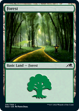 【ENG】【Foil】《森/Forest》(291)[NEO]