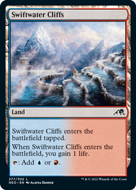 【ENG】【Foil】《急流の崖/Swiftwater Cliffs》[NEO]