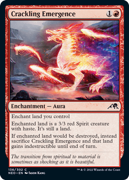 【ENG】【Foil】《火花舞う出現/Crackling Emergence》[NEO]