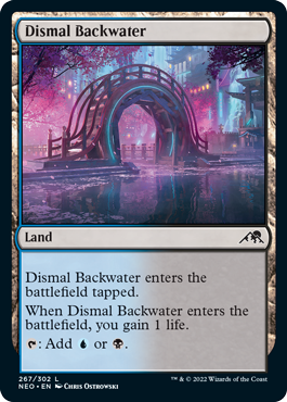 【ENG】【Foil】《陰鬱な僻地/Dismal Backwater》[NEO]