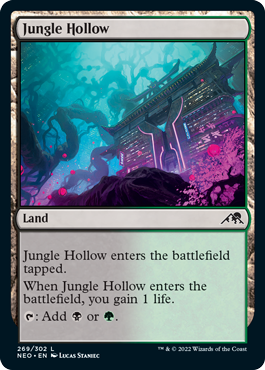 【ENG】【Foil】《ジャングルのうろ穴/Jungle Hollow》[NEO]