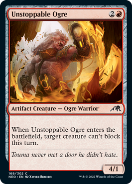 【ENG】【Foil】《止められぬ大峨/Unstoppable Ogre》[NEO]