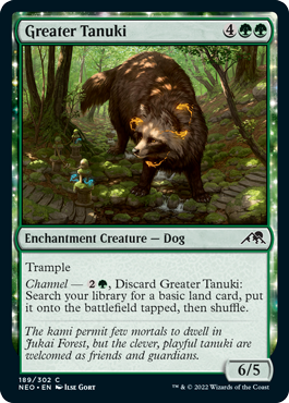 【ENG】【Foil】《大狸/Greater Tanuki》[NEO]