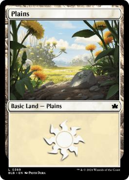 【ENG】【Foil】《平地/Plains》(369)[BLB]