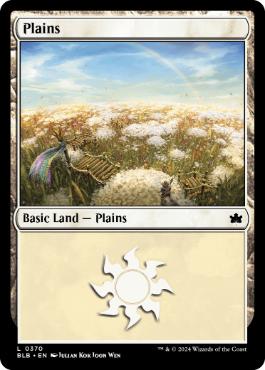 【ENG】【Foil】《平地/Plains》(370)[BLB]