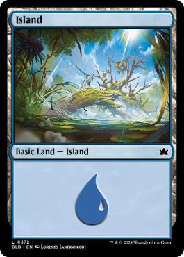 【ENG】【Foil】《島/Island》(372)[BLB]