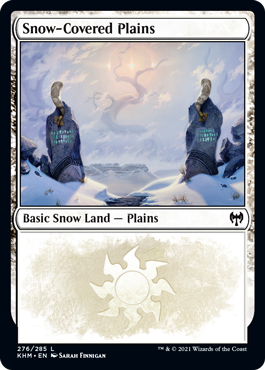 【ENG】《冠雪の平地/Snow-Covered Plains》(276)[KHM]