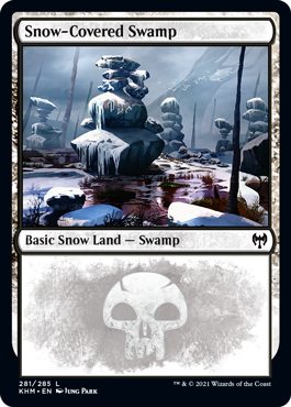 【ENG】《冠雪の沼/Snow-Covered Swamp》(281)[KHM]