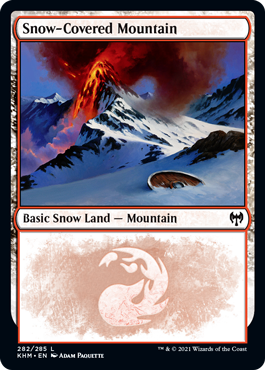 【ENG】《冠雪の山/Snow-Covered Mountain》(282)[KHM]