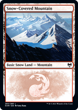 【ENG】《冠雪の山/Snow-Covered Mountain》(283)[KHM]