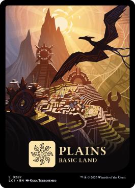 【ENG】【Foil】■フルアート■《平地/Plains》(287)[LCI]