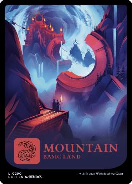 【ENG】【Foil】■フルアート■《山/Mountain》(290)[LCI]
