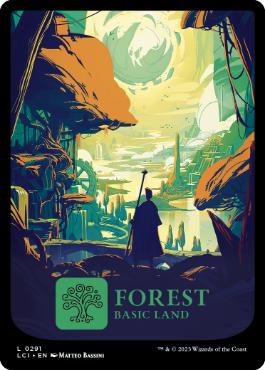【ENG】【Foil】■フルアート■《森/Forest》(291)[LCI]