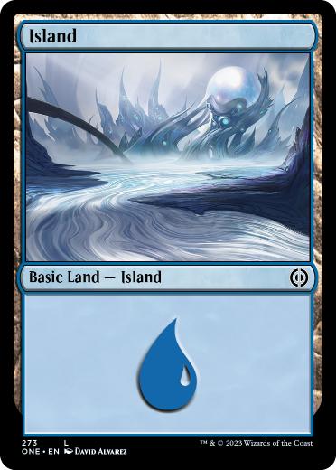 【ENG】【Foil】《島/Island》(273)[ONE]