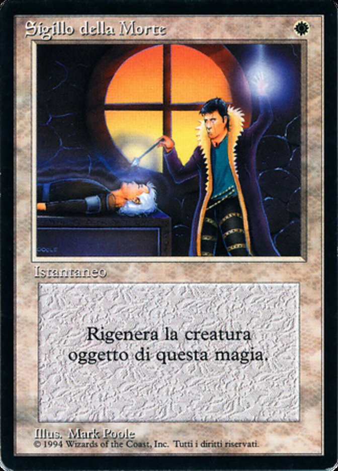 【ITA】■黒枠■《蘇生の印/Death Ward》[3ED]