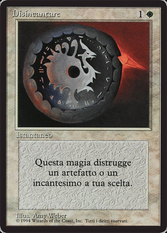 【ITA】■黒枠■《解呪/Disenchant》[3ED]