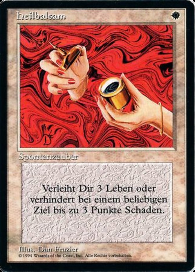 【GER】■黒枠■《治癒の軟膏/Healing Salve》[3ED]