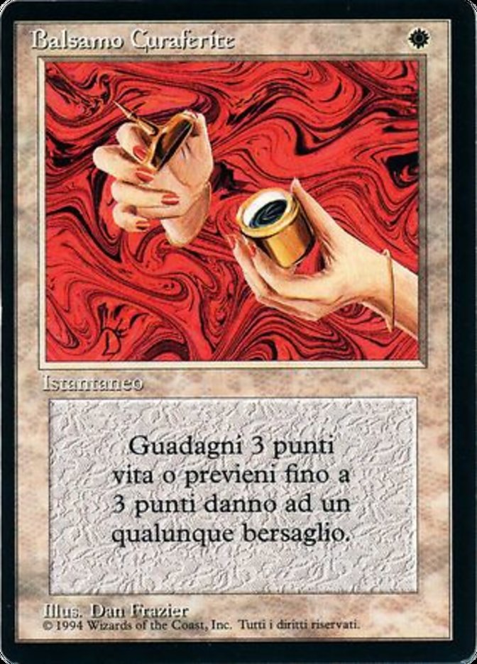 【ITA】■黒枠■《治癒の軟膏/Healing Salve》[3ED]