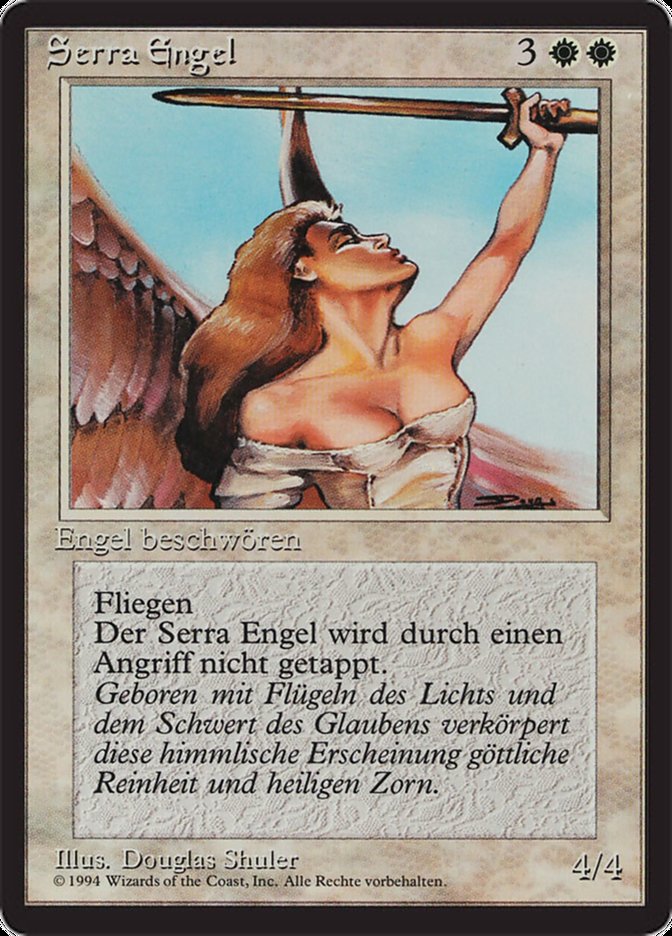 【GER】■黒枠■《セラの天使/Serra Angel》[3ED]