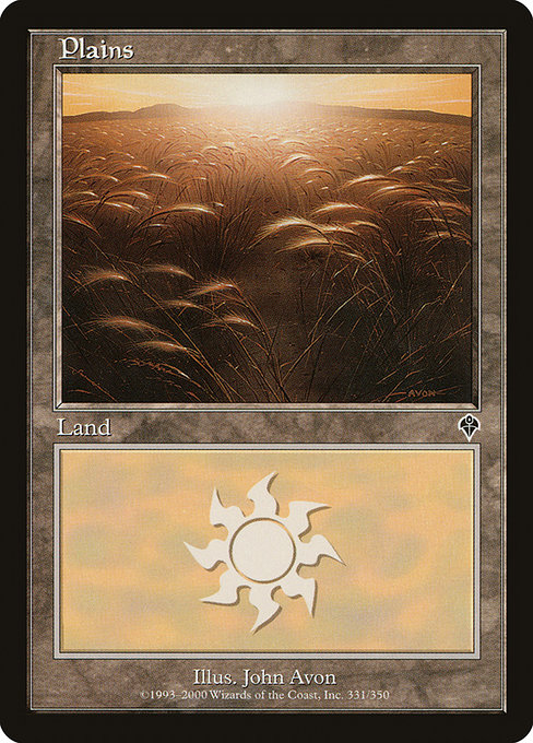 【ENG】【Foil】《平地/Plains》(331)[INV]