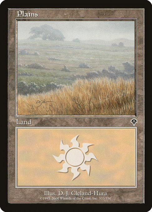【ENG】【Foil】《平地/Plains》(333)[INV]