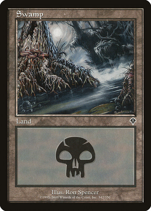 【ENG】【Foil】《沼/Swamp》(342)[INV]