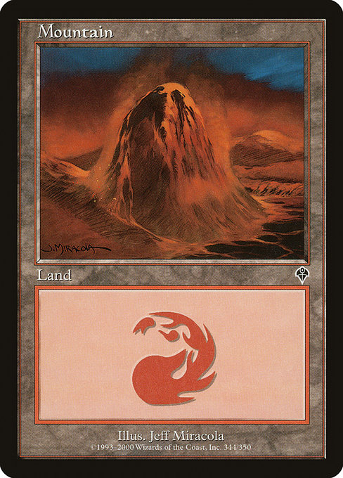 【ENG】【Foil】《山/Mountain》(344)[INV]