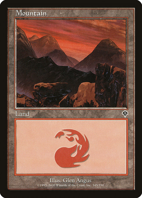 【ENG】【Foil】《山/Mountain》(345)[INV]