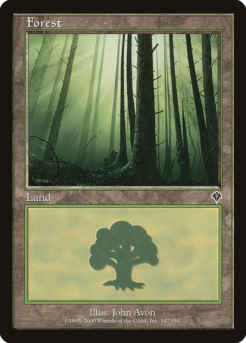 【ENG】【Foil】《森/Forest》(347)[INV]