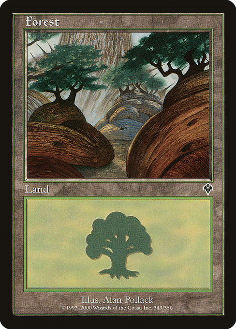 【ENG】【Foil】《森/Forest》(349)[INV]