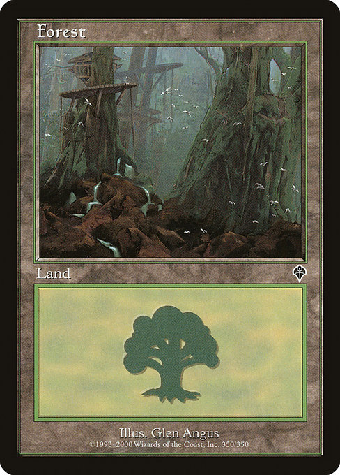 【ENG】【Foil】《森/Forest》(350)[INV]