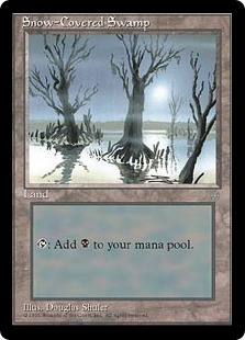 【ENG】《冠雪の沼/Snow-Covered Swamp》[ICE]