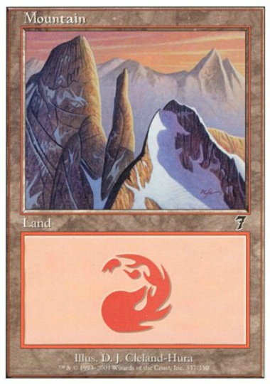 【ENG】【Foil】《山/Mountain》(337)[7ED]